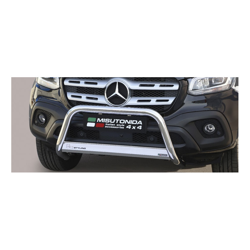 Přední ochranný rám MERCEDES X Class-63 mm-Misutonida EC/MED/428/IX